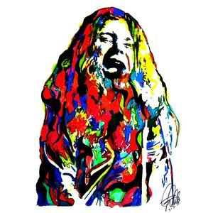 Janis Joplin Big Brother the Holding Company Music Print Poster Wall Art 18x24